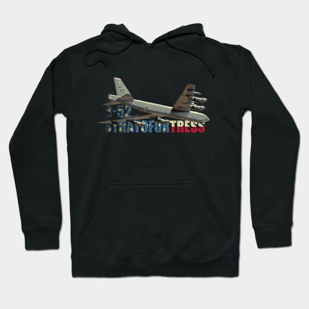 B-52 stratofortress Bomber Airplane Hoodie by BeesTeez